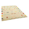 Handgeknoopt Perzisch minimalistisch Gabbeh tapijt - Geometrisch, Blauw, Wol