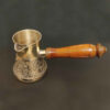 Gehamerde Messing Turkse Koffiepot - Elegante Gegraveerde Ibrik, Namin Model