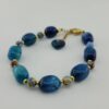 Kralenarmband voor Dames – Blauwe Agaat & Turkoois