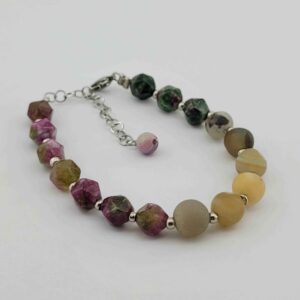 Kralenarmband voor Dames – Jade & Agaat Edelstenen
