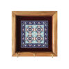 Keramische Sleutelhanger voor aan de Muur – met Houten Frame & Model Hasti