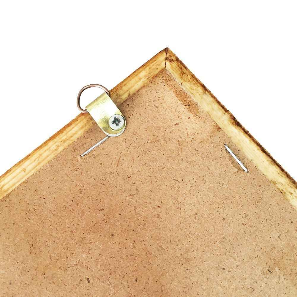 Keramische Sleutelhanger voor aan de Muur – met Houten Frame & Traditioneel Model