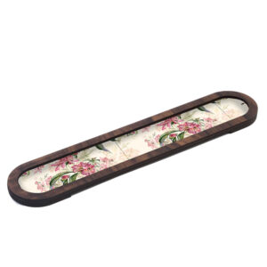 Houten Wierookhouder – Model Bloemen (Set van 2)