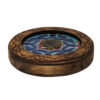 Houten Wierookhouder – Model Ronde Tegel (Set van 2)