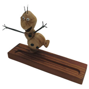 Houten Wierookhouder – Model Olaf (Set van 2)