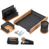 Houten Bureau Organizer Accessoireset – Model Ahoura (8 stuks)
