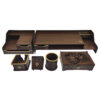 Houten Bureau Organizer Accessoireset – Model Parseh (6 stuks)