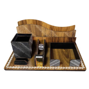 Houten Bureau Organizer – Model Mahyas