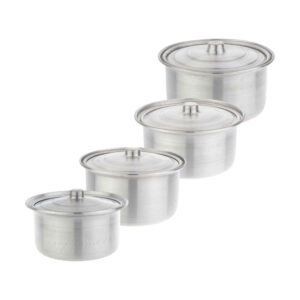 Buiten Kookpot – Set van 4 Aluminium