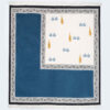 Linnen Tafelkleed Blokprint – Model Apadana (Blauw)