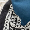 Linnen Tafelkleed Blokprint – Model Apadana (Blauw)