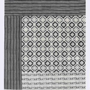 Linnen Tafelkleed Blokprint – Model Khajoo