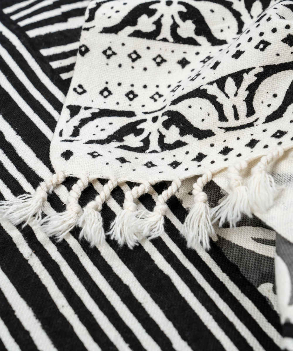 Linnen Tafelkleed Blokprint – Model Khajoo