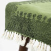 Linnen Tafelkleed Blokprint – Model Khormaloo (Groen)