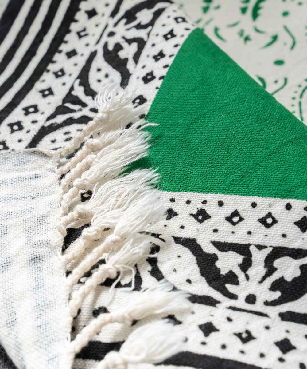 Linnen Tafelkleed Blokprint – Model Sarvin