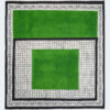 Linnen Tafelkleed Blokprint – Model Shabnam (Groen)