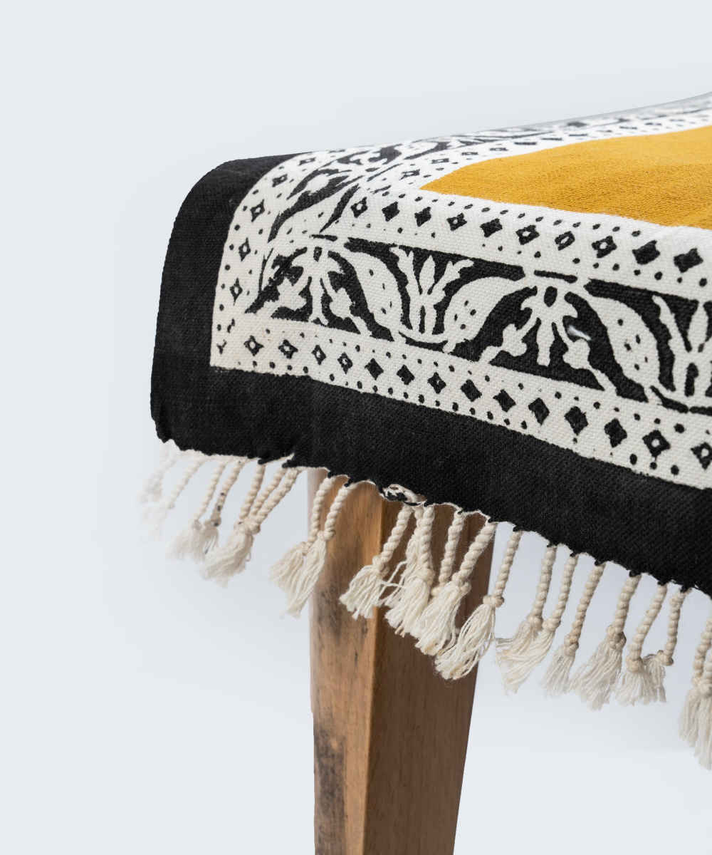 Linnen Tafelkleed Blokprint – Model Shabnaz