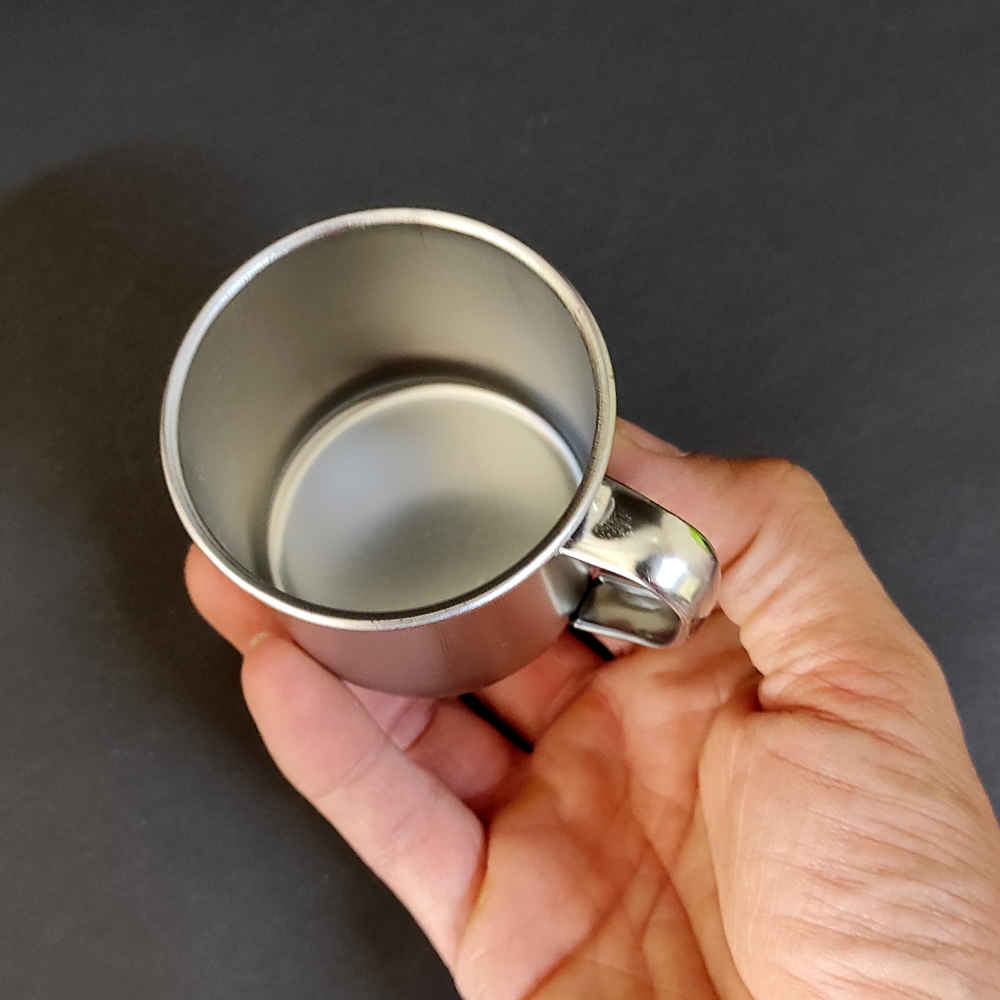 Buiten RVS Campingbeker met Handvat