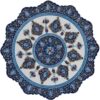 Decoratieve Koperen Plaat Handbeschilderd met Perzische Minakari Email Narenj