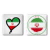 Perzische Speldenset – Vlag van Iran (2 stuks)