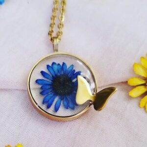 Hars Ketting Hanger voor Dames Handgemaakt Vlinder