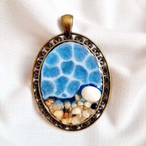 Hars Ketting Hanger voor Dames Handgemaakt Sea