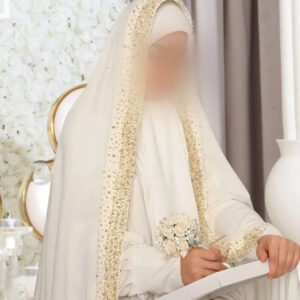 Iraanse Bruid Chador – Model Parelmoerwerk