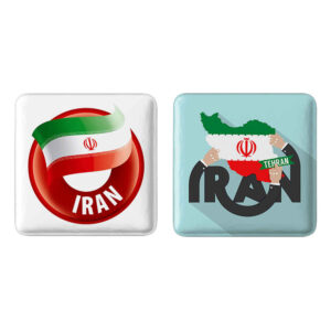 Perzische Speldenset – Vlag van Iran (2 stuks)