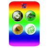 Islamitische Pinback Button Set voor Sjiitische Moslims – Imam al-Hasan