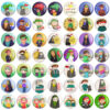 Islamitische Pinback Button Set – Muharram voor Kinderen