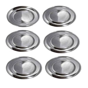 Buiten RVS Campingbord – Lichtgewicht & Onbreekbaar (6-pack)