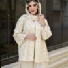 Perzische Manto & Broek Set – Jeyran Crème