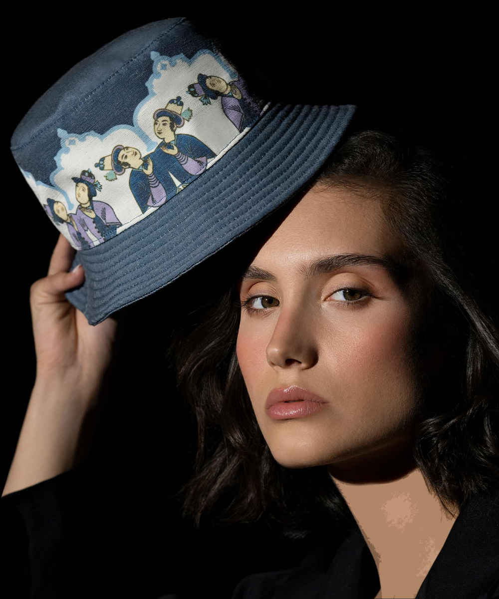Artistieke Bucket Hat – Model Anis
