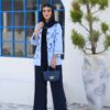 Perzisch Geborduurd Manto & Broek Set Model Hanis