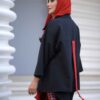 Perzisch Geborduurd Manto & Broek Set Model Delbar