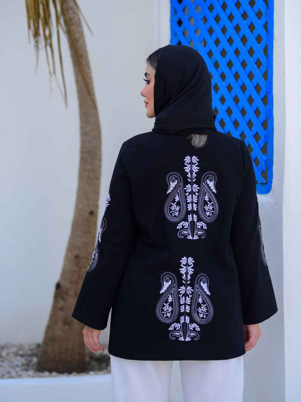 Perzisch Linnen Manto Model Noura