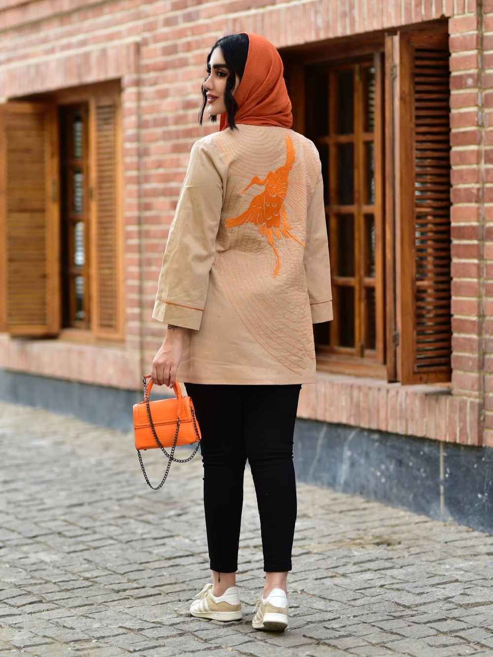 Perzisch Linnen Manto Model Simorgh