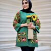 Perzische Suzani Manto Arva — Oranje — Olifant Motief