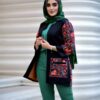 Perzische Suzani Manto Arva — Oranje — Olifant Motief