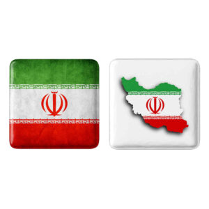 Perzische Speldenset – Vlag van Iran (2 stuks)