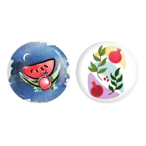 Perzische Set van 2 Pin Buttons – Chelle Night