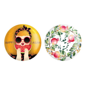 Perzische Set van 2 Pin Buttons – Shab-e Chelle