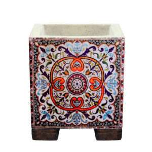 Decoratieve Perzische betonnen vaas – model Farimah