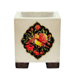 Decoratieve Perzische betonnen vaas – model Gol o Morgh