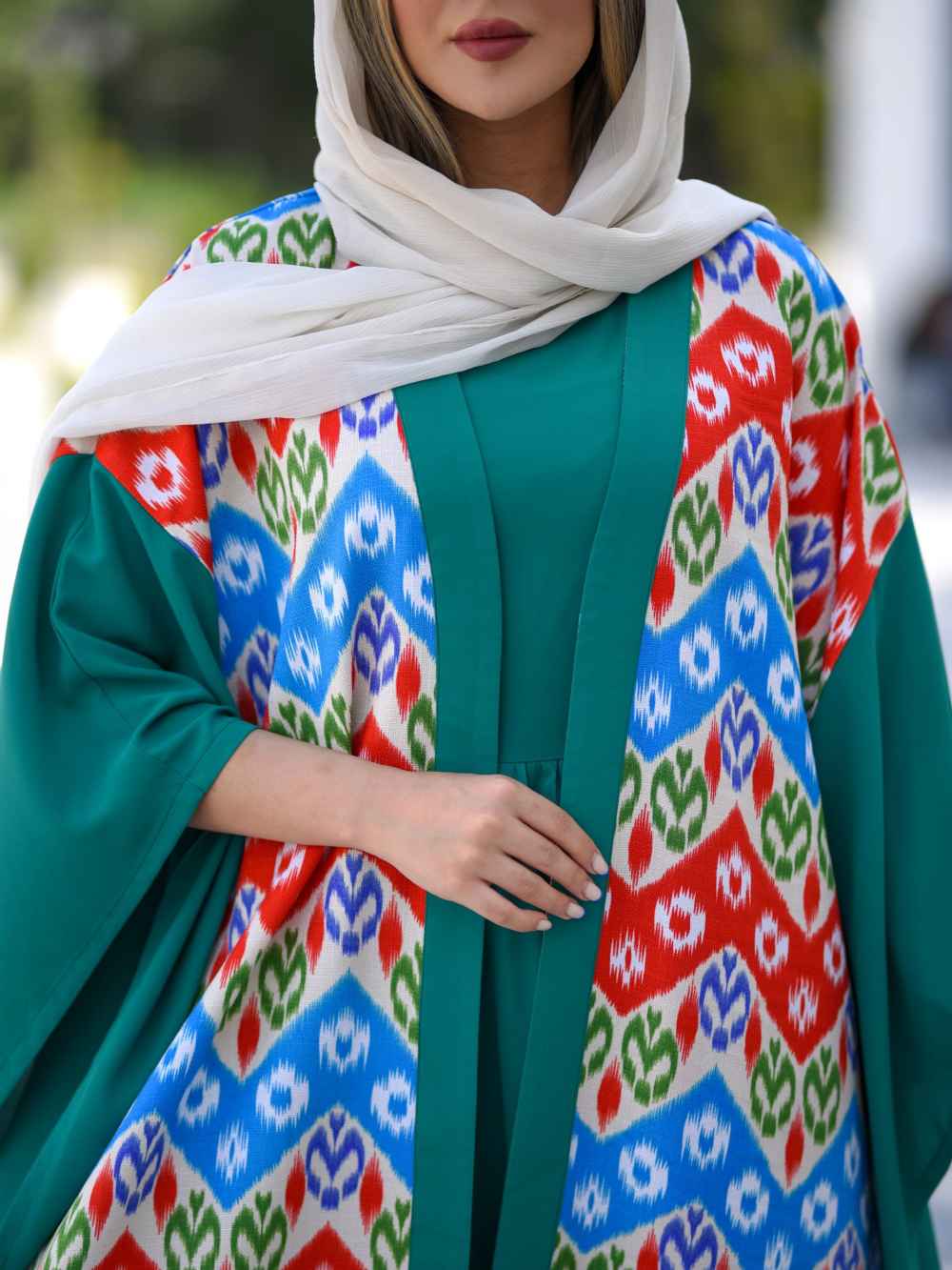 Stijlvolle Vlinder Abaya voor Vrouwen – Zachte Crêpe Stof