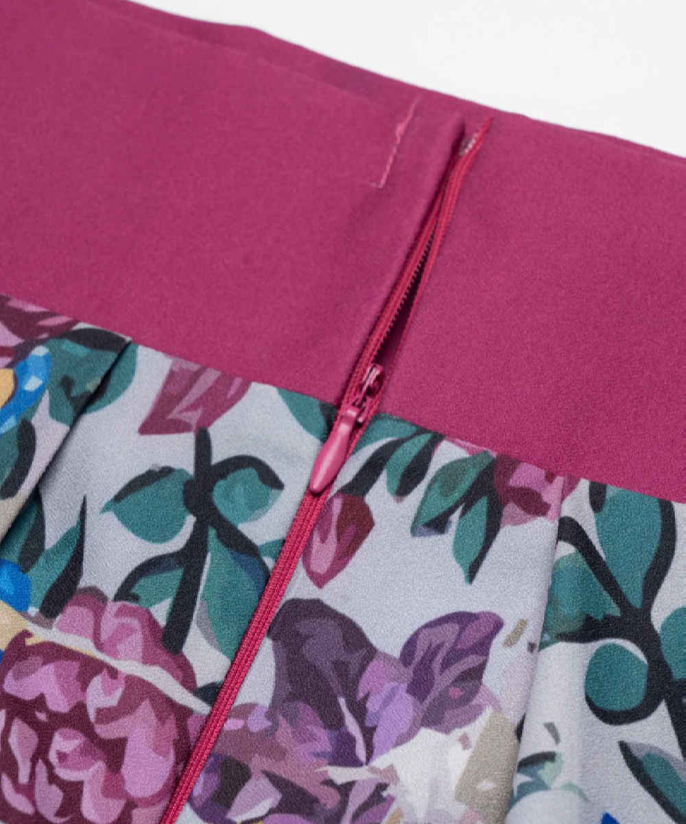Dames Crepe Rok Model Arghavan