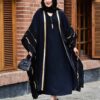 Elegante Vlinder Abaya voor Vrouwen – Wit
