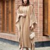 Elegante Vlinder Abaya voor Vrouwen – Wit