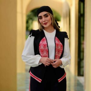 Dames Vest, Tuniek & Broek Set Model Gunash