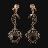 Hangende Metalen Oorbellen met Traditionele Stijl Saba